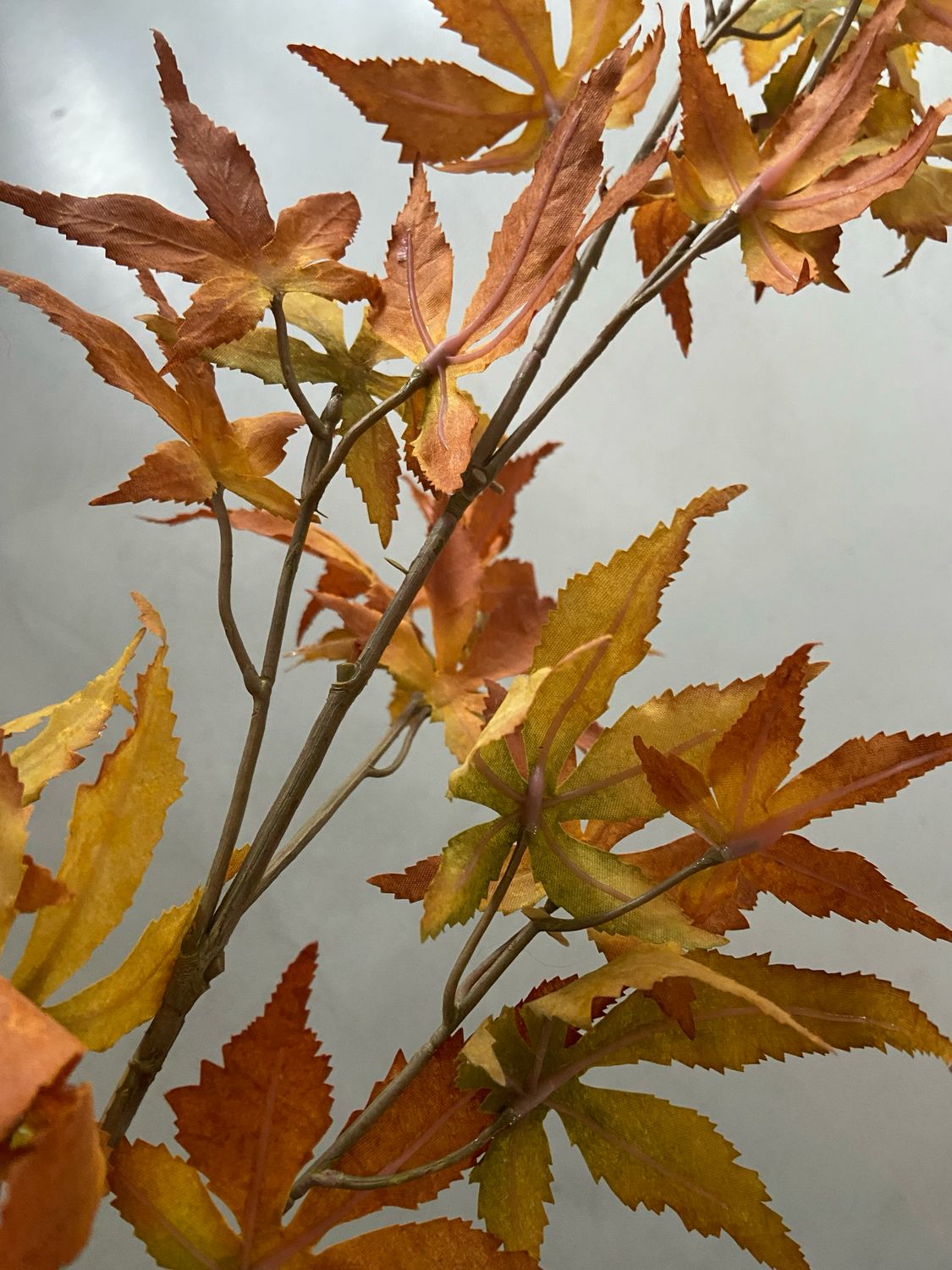 Esdooornblad donkergeel 93 cm