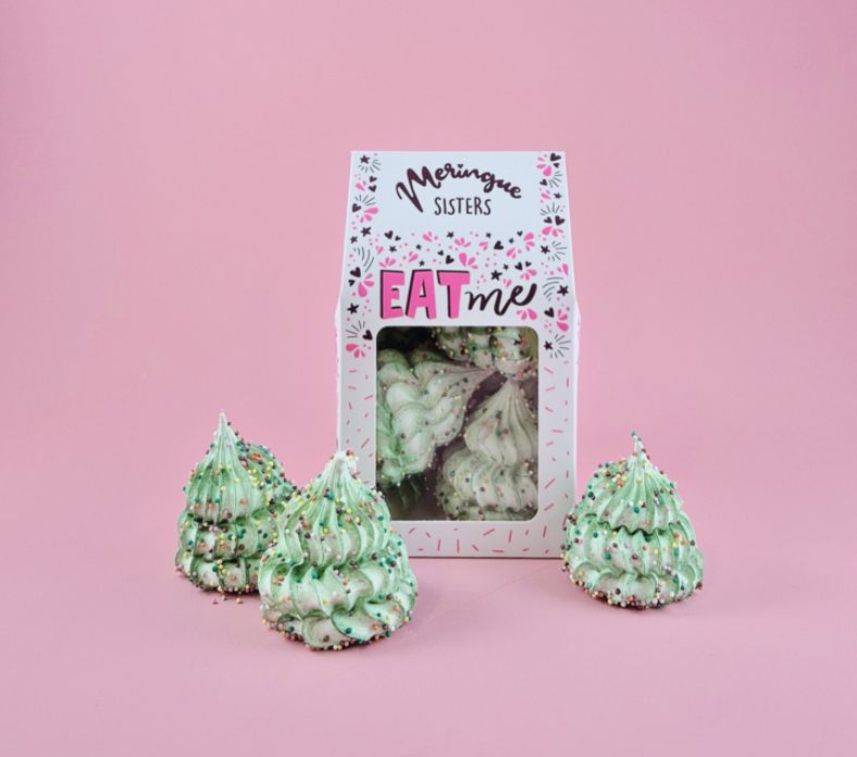 Meringue kerstboom 5 st