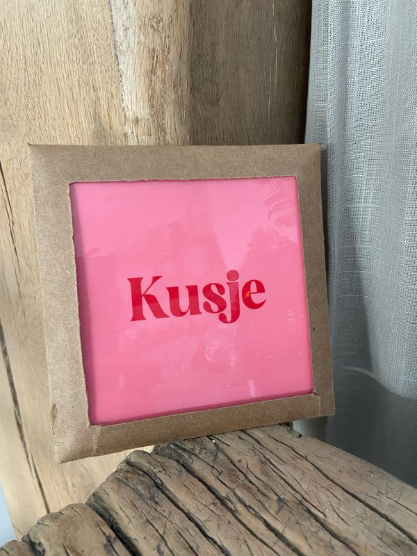 Tegel - Kusje roze