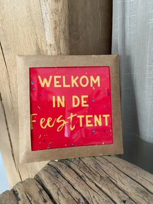 Tegel - welkom in de feesttent