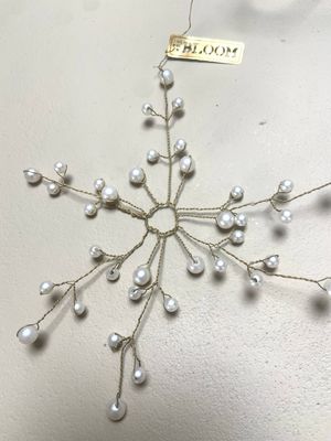 Kersthanger ronde parel