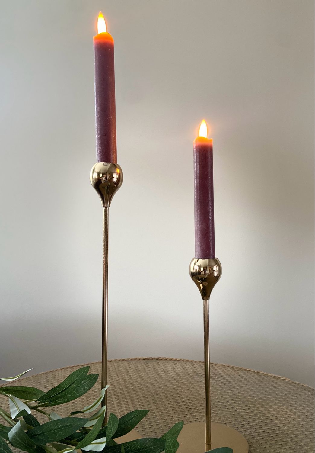 Kandelaar goud 20 cm