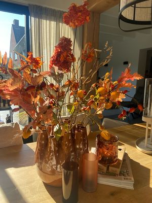 Bruine (tulpen) vaas L