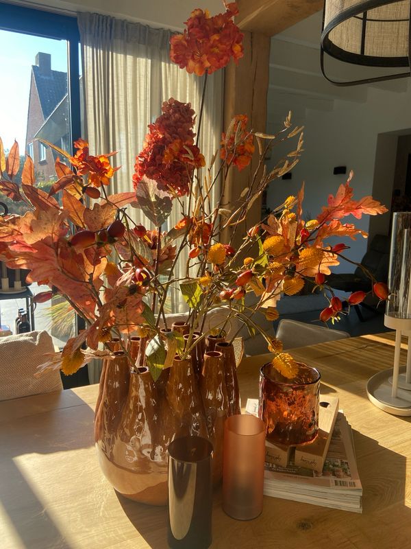 Bruine (tulpen) vaas L