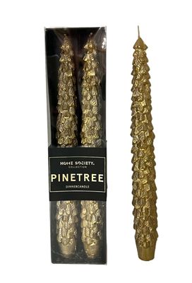Dinerkaars pinetree goud S2