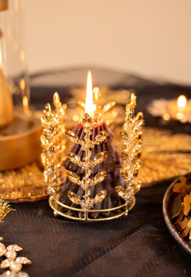 Windlicht goud / amber