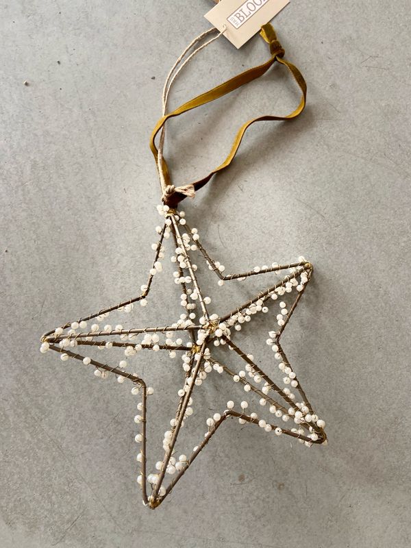 Star Kate white beads