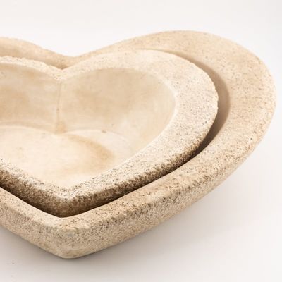 Aardewerk plateau hart S