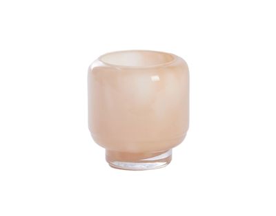 Theelicht Ø10x10,5 cm SOLVAY glas crème