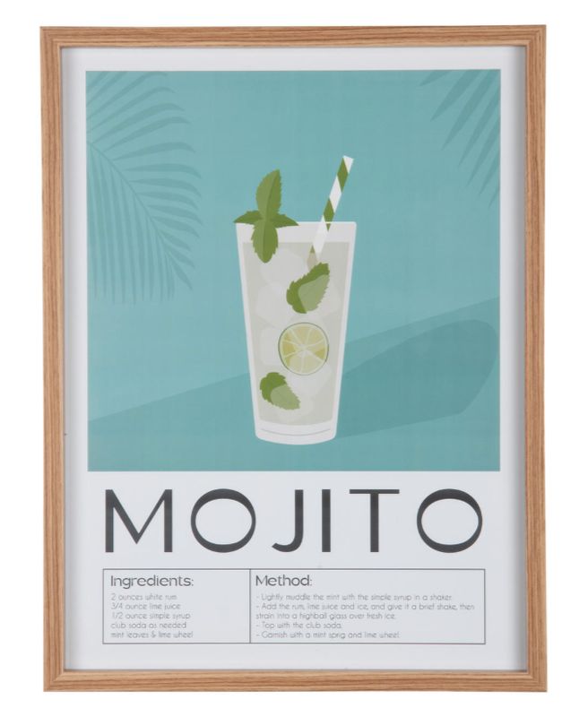 Present Time wall art Mojito