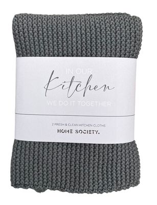 Home Society vaatdoeken / 2 grey