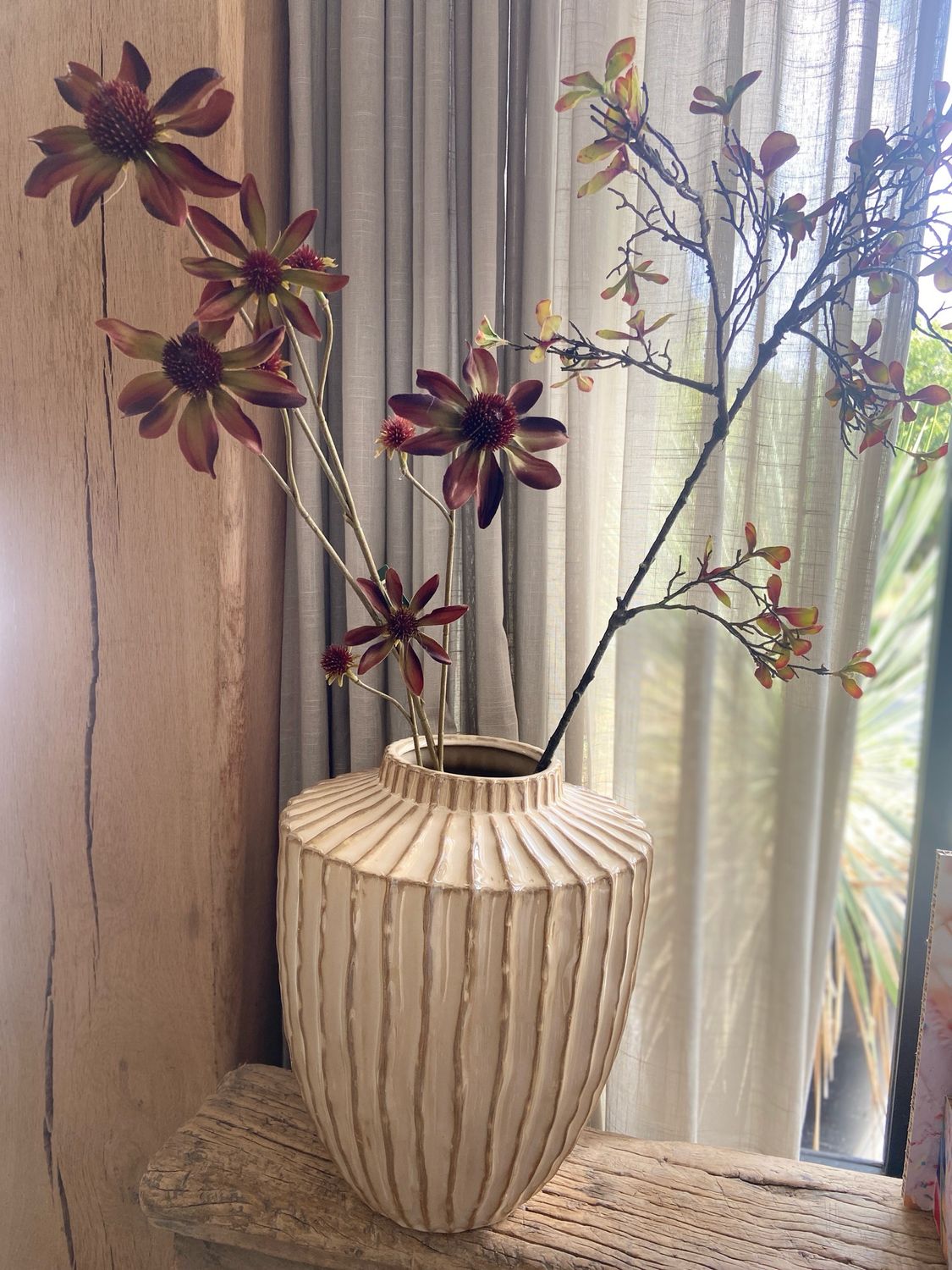 Vaas zand beige