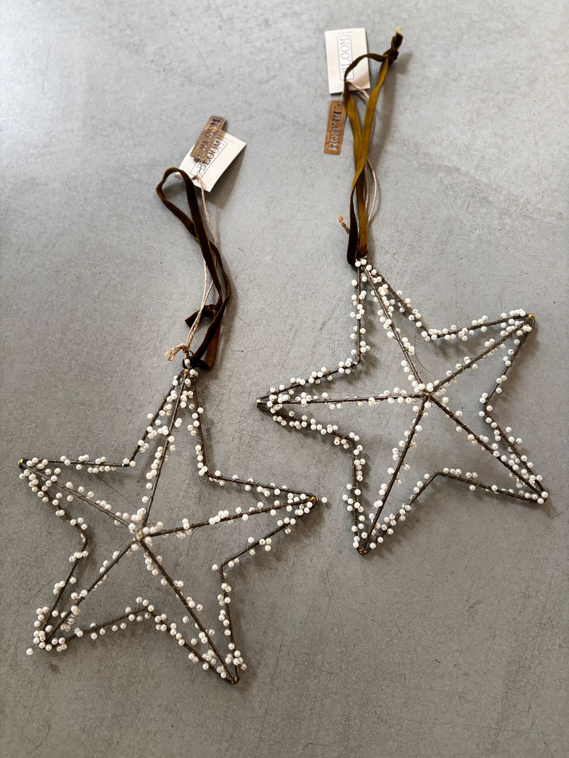 Star Kate white beads
