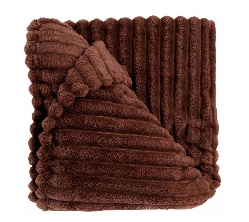 Plaid 150 x 200 rocky brown