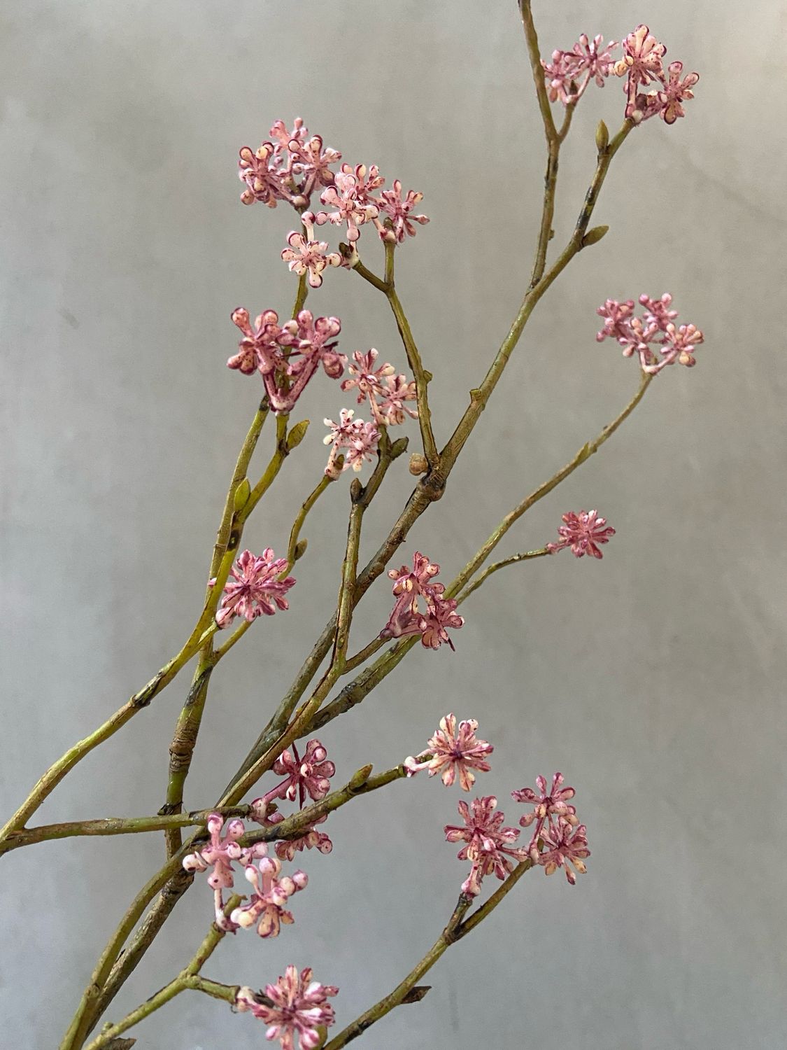 Kunstbloem callicarpa roze 75 cm