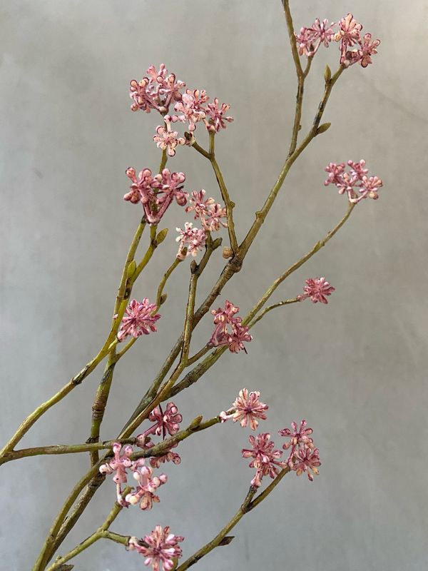 Kunstbloem callicarpa roze 75 cm