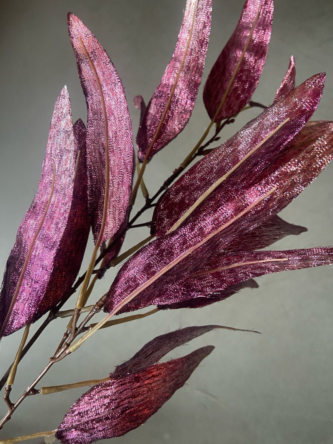 Eucalyptus spray roze glitter