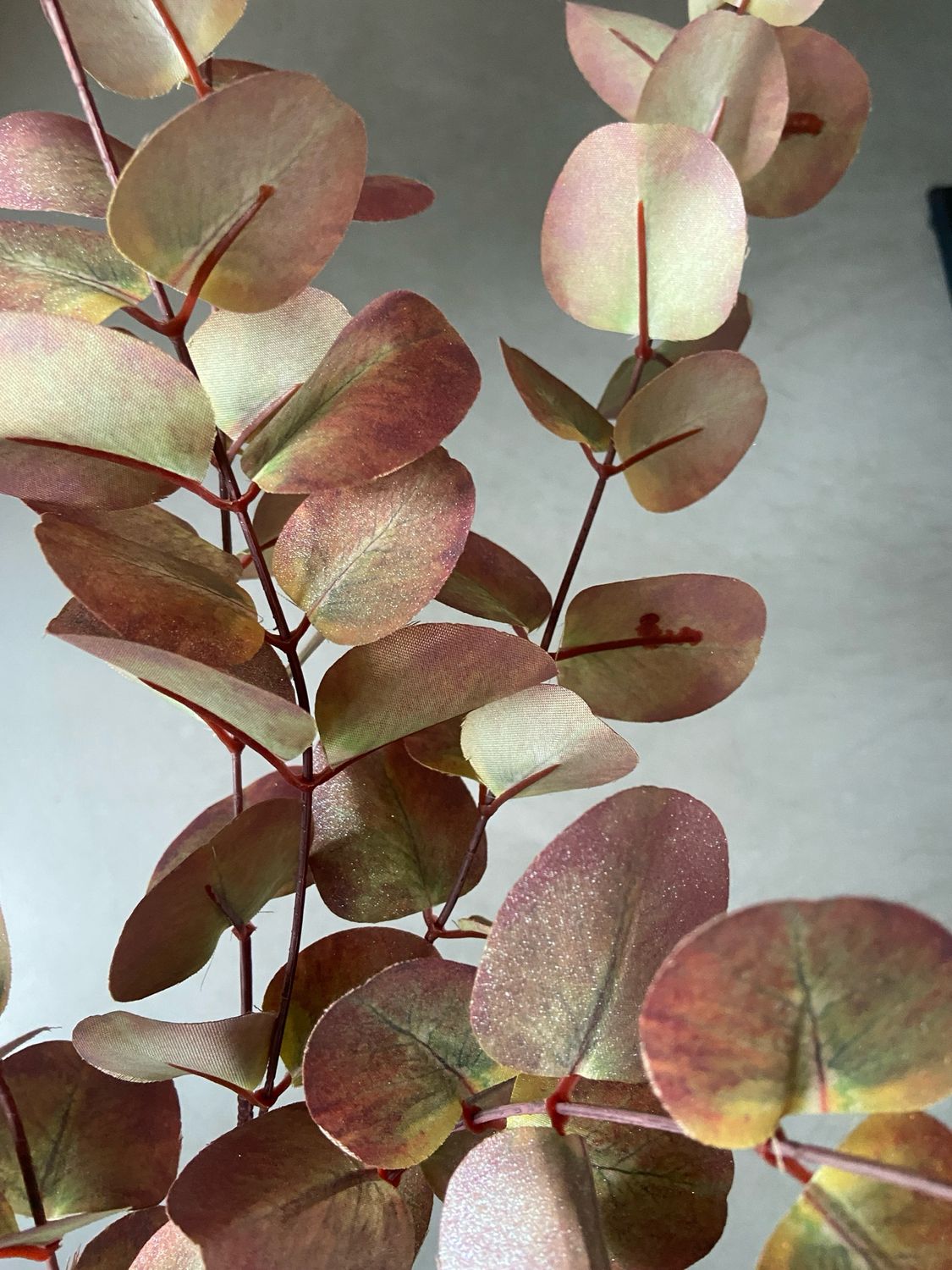 Eucalyptus spray groen-roze glitter