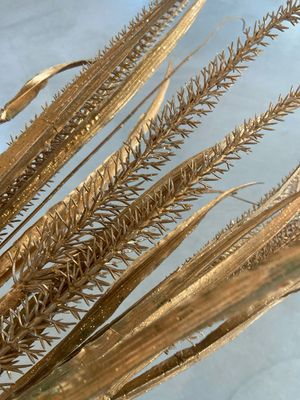 Decotak gras goud 100 cm