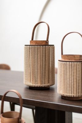 Lantaarn Sira L beige