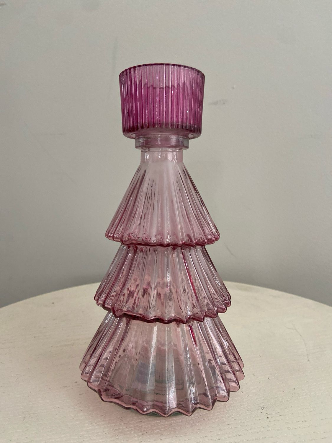 Roze Waxinehouder