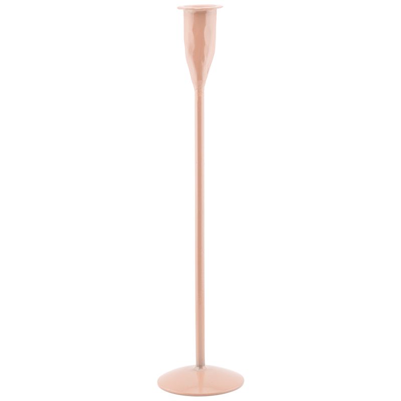 Kandelaar 30 cm glossy roze