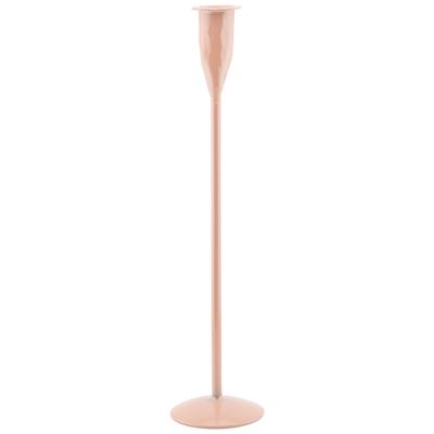 Kandelaar 30 cm glossy roze