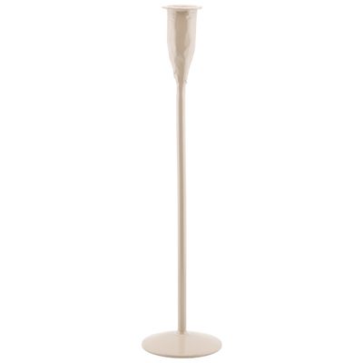 Kandelaar 30 cm glossy beige