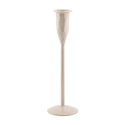 Kandelaar 20 cm glossy beige