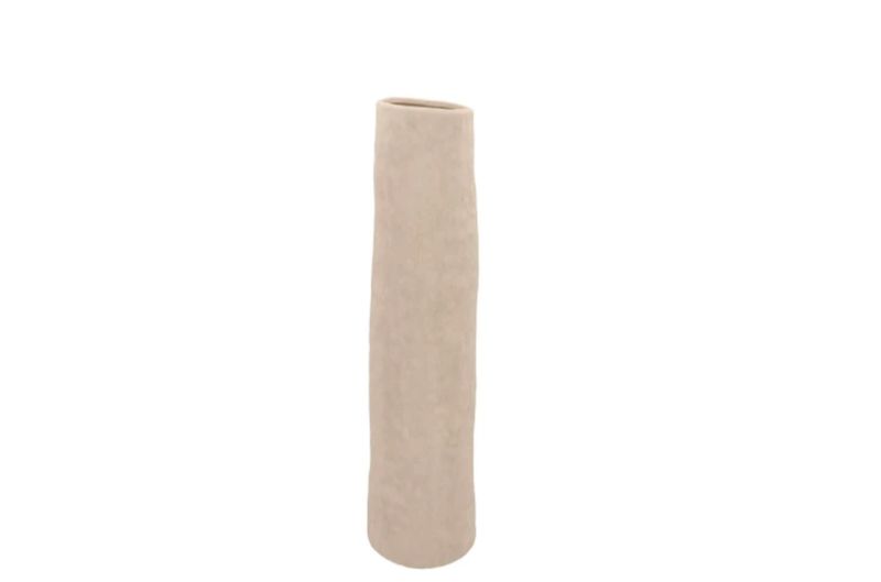 Tube vaas zand 13 x 37 cm