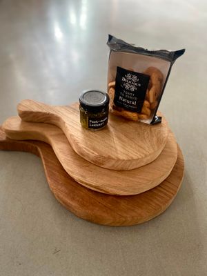 Teak borrelplank medium