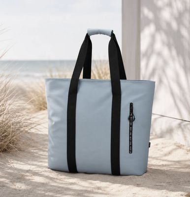 Cooler Strandtas met koelvak blauw