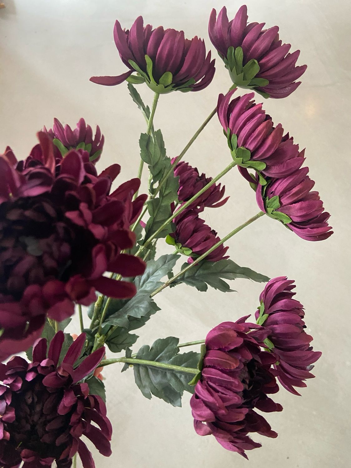 Chrysant paars 84 cm