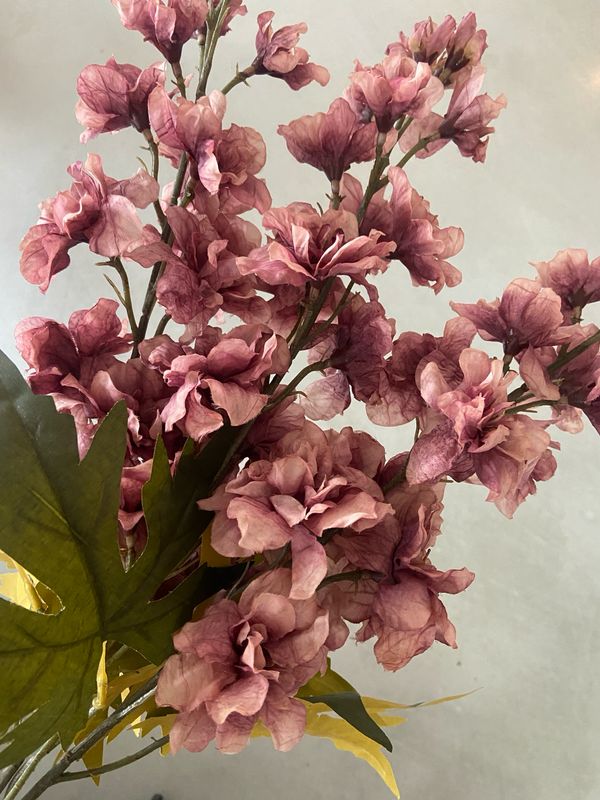 Bloesemtak oud roze 65 cm