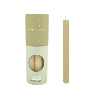 Wax dinerkaarsen set 7 off white