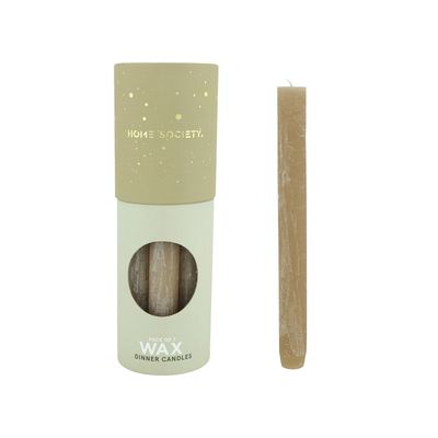 Wax dinerkaarsen set 7 off beige