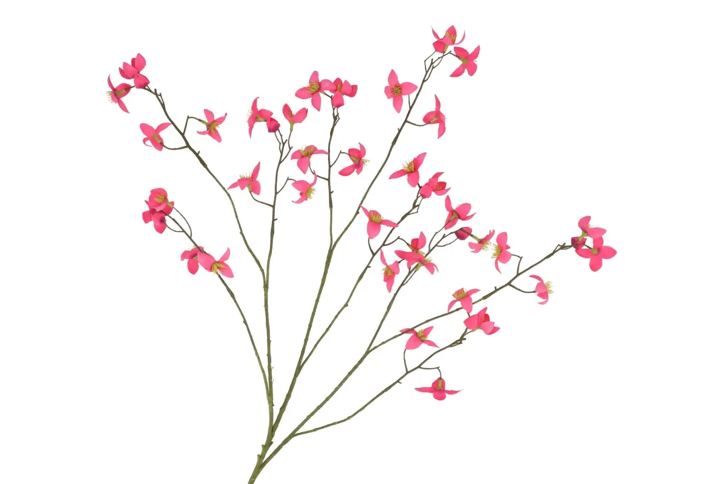 Zijden boterbloem tak fuchsia– 100 cm