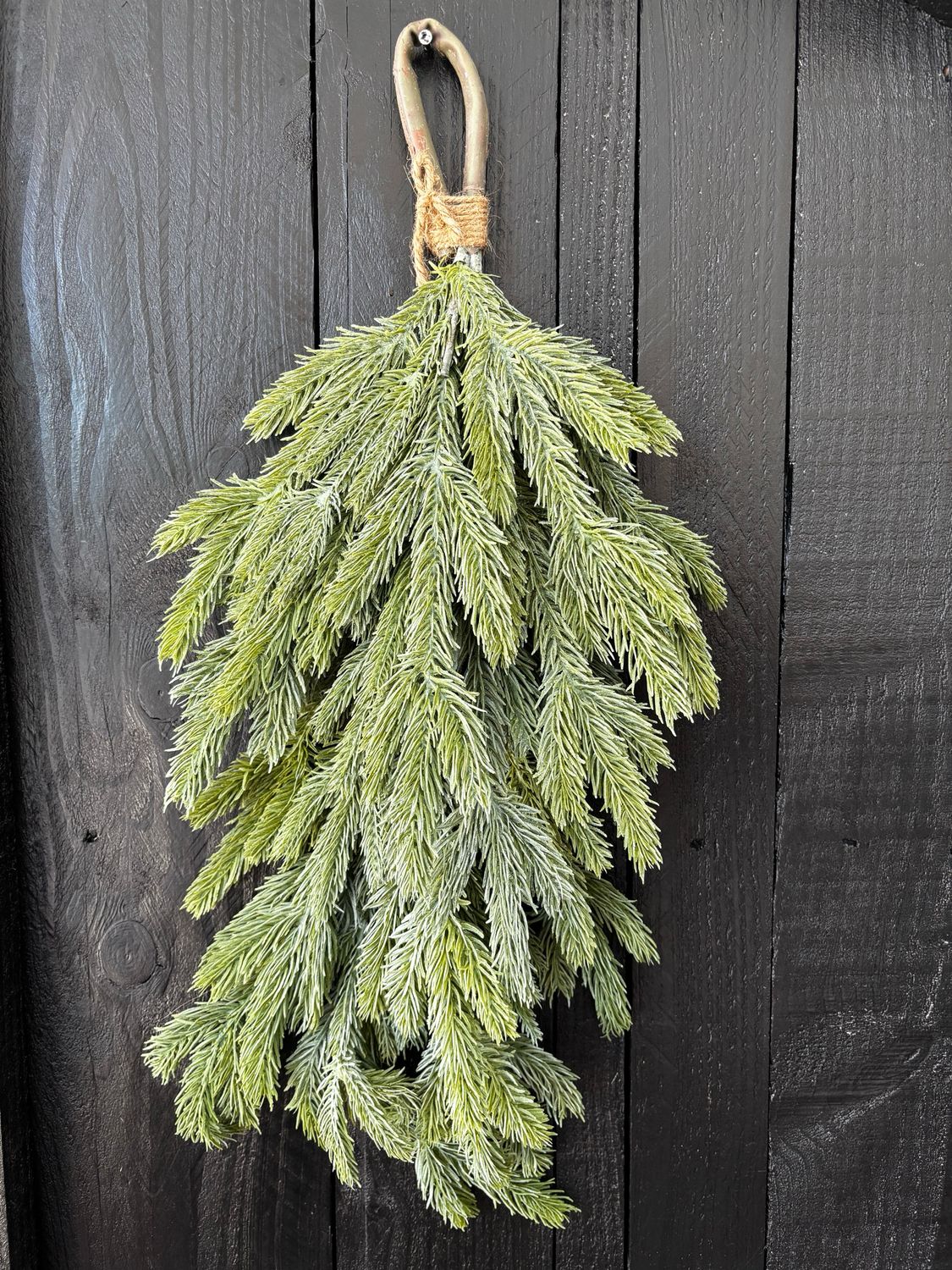 Groene kerst toef 63 cm