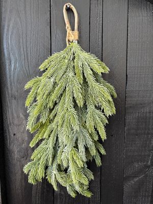 Groene kerst toef 63 cm