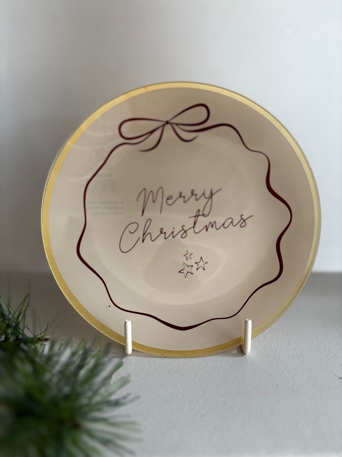 Kerstbordje - Merry christmas