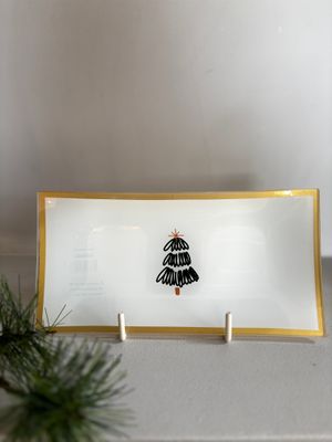 Kerstbordje - boom