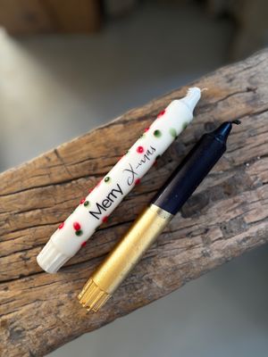Kerstkaarsjes - Merry Christmas z/g