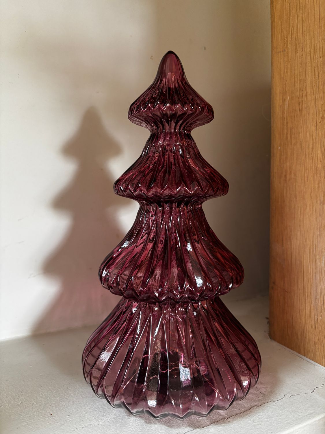 Led kerstboom roze 24 cm
