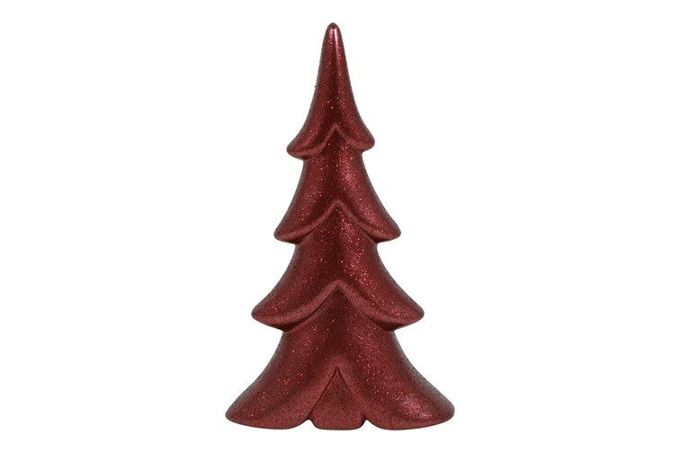 Kerstboom paars burgundy