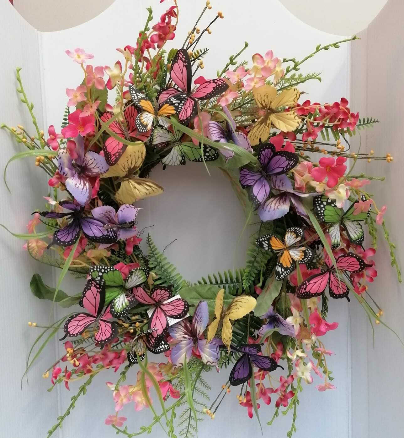 Butterfly door wreath 50 cm Butterfly door wreath 50 cm