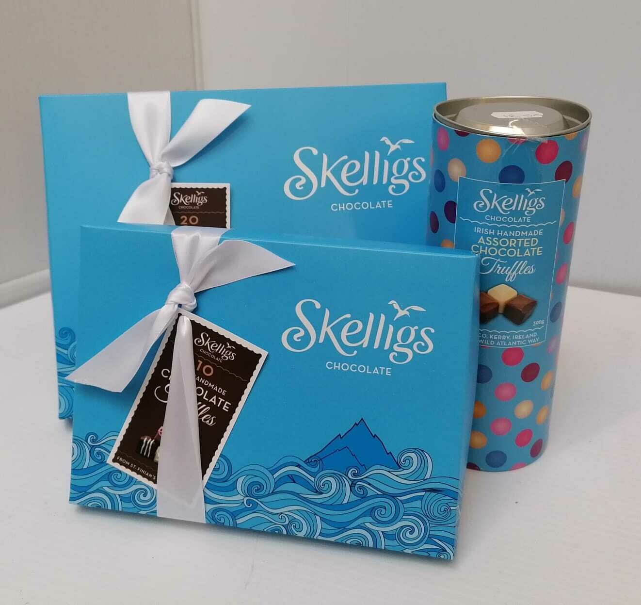 Variety of Skelligs chocolate €12,50. €14,95. €22,50 Variety of Skelligs chocolate €12,50. €14,95. €22,50