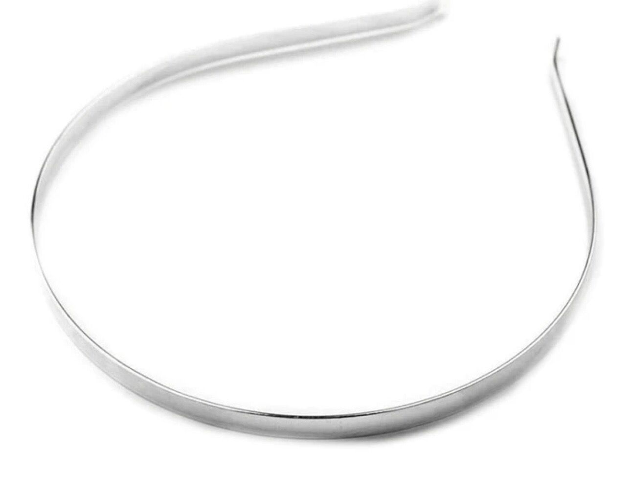 Base for Headband / DIY Headband- Platinum