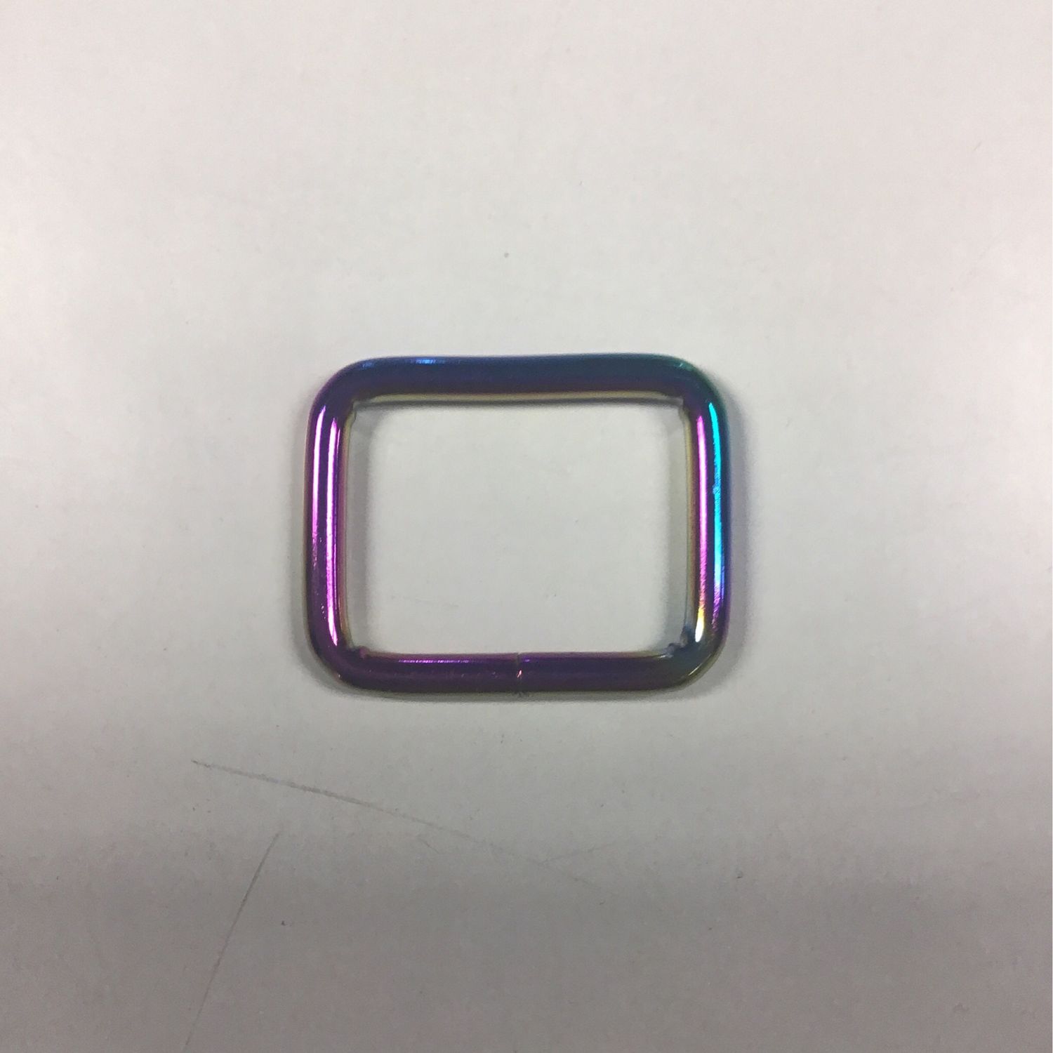 Square Rings - 25mm Rainbow