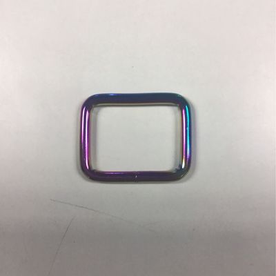 Square Rings - 25mm Rainbow