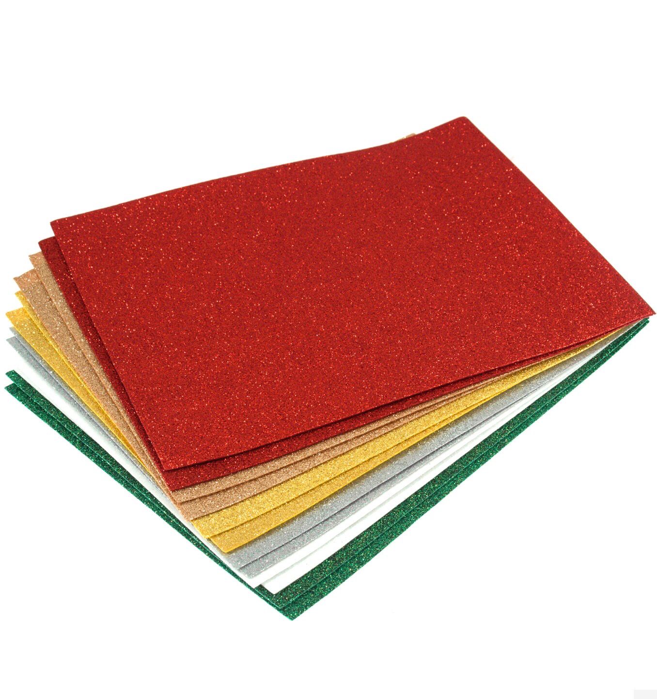 Glitter Felt - 12 Pc
